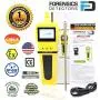 Basic MULTIGAS + Pump Analyzer, Detector, Meter by Forensics | O2, CO, H2S, LEL | USB Recharge | Sound, Light & Vibration Alarms | USA NIST Calibration |