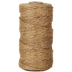 Shintop 328 Feet Natural Jute Twine Best Industrial Packing Materials Heavy Duty Natural Jute Twine  for Arts and Crafts and Gardening Applications (328 Feet Twine)