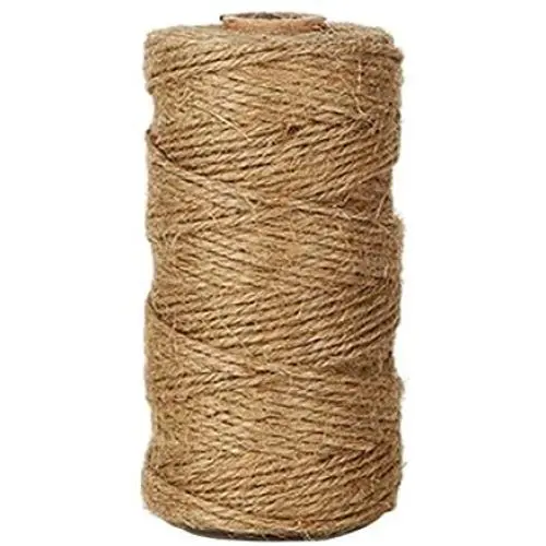 Shintop 328 Feet Natural Jute Twine Best Industrial Packing Materials Heavy Duty Natural Jute Twine for Arts and Crafts and Gardening Applications (328 Feet Twine) Shintop 328 Feet Natural Jute Twine Best Industrial Packing Materials Heavy Duty Natural Jute Twine for Arts and Crafts and Gardening Applications (328 Feet Twine)