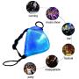 7 Color Lights LED Light up Face Mask USB Rechargeable Glowing Luminous Dust Mask for Christmas Party Festival Dancing Rave Masquerade Costumes (Face Mask)
