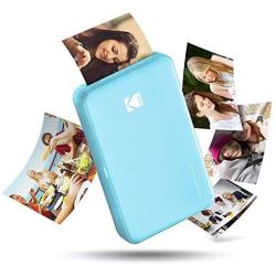 Kodak Mini 2 HD Wireless Portable Mobile Instant Photo Printer, Print Social Media Photos, Premium Quality Full Color Prints – Compatible w/iOS & Android Devices (Blue)