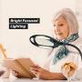 Brightech LightView Pro - Full Page Magnifying Floor Lamp - Hands Free Magnifier with Bright LED Light for Reading - Flexible Gooseneck Holds Position - Standing Mag Lamp