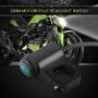 12V Motorcycle ON/OFF Switch, Motorcycle Headlight Switch, Universal Waterproof 22mm Handlebar Motorcycle Headlight Fog Spot light Switch with Indicator Light (Green)