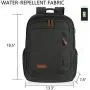 KROSER Laptop Backpack Large Computer Backpack Fits up to 17.3 Inch Laptop with USB Charging Port Water-Repellent School Travel Backpack Casual Daypack for Business/College/Women/Men-Charcoal Black KROSER Laptop Backpack Large Computer Backpack Fits up to 17.3 Inch Laptop with USB Charging Port Water-Repellent School Travel Backpack Casual Daypack for Business/College/Women/Men-Charcoal Black