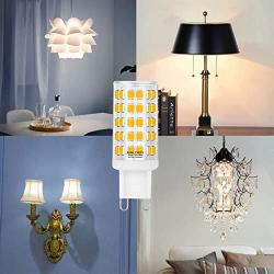 BALDER Dimmable G9 6W LED Bulb, 60W Halogen Bulb Replacement, Warm White 3000K, 110V-130V, Bi Pin,6-Pack