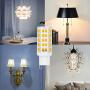 BALDER Dimmable G9 6W LED Bulb, 60W Halogen Bulb Replacement, Warm White 3000K, 110V-130V, Bi Pin,6-Pack