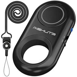 [Upgraded] Bluetooth Remote Shutter for iPhone & Android Camera Wireless Remote Control Selfie Button for iPad iPod Tablet, HD Selfie Clicker for Photos & Videos (Black)