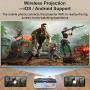 GRC Mini Projector, Portable WiFi Movie Projector with Synchronize Smart Phone Screen, 1080P and 200” Display Supported , Compatible with Android, iOS, TV Stick, HDMI, USB , AV for Home/ Outdoor Movie GRC Mini Projector, Portable WiFi Movie Projector with Synchronize Smart Phone Screen, 1080P and 200” Display Supported , Compatible with Android, iOS, TV Stick, HDMI, USB , AV for Home/ Outdoor Movie