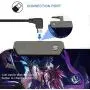 RGB Gaming Mouse Pad Extended Soft Computer Keyboard Mat, Waterproof Keyboard Mouse pad Large Size(31.49'' x 11.81'' x 0.15'') Non-Slip Rubber Base for Gaming, Office Work (80x30 huligirl)
