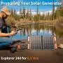 Jackery SolarSaga 60W Solar Panel for Explorer 160/240/500 as Portable Solar Generator, Portable Foldable Solar Charger for Summer Camping Van RV(Cant Charge Explorer 440/ PowerPro)