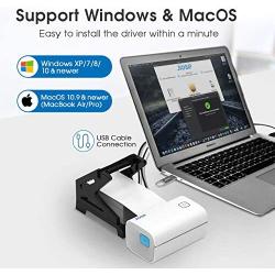 Jiose 4x6 Label Printer, Commercial Grade Thermal Shipping Label Printer & Product Barcode Printer, Compatible with UPS, Amazon, Ebay, Shopify, Etsy, Shipstation, etc