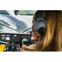 NFlightMic Universal Microphone for Aviation Headset - Works with Bose QC25 and QC35 Noise Cancelling Headphones