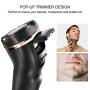 donlix Electric Shaver for Men Rotary Razor Shavers Razors Mens Machine Head Shaving Waterproof Wet Dry Trimmer Blades Rechargeable Battery Cordless Beard Trimmer Champagne