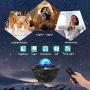 Night Light Projector, 3 in 1 Star Projector with Bluetooth Music Speaker, Night Light Ambiance with LED Nebula Cloud for Baby Kids Bedroom Game Rooms Home Theatre