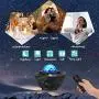 Night Light Projector, 3 in 1 Star Projector with Bluetooth Music Speaker, Night Light Ambiance with LED Nebula Cloud for Baby Kids Bedroom Game Rooms Home Theatre