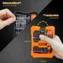 JAKEMY 33 in 1 Magnetic Precision Screwdriver Set Micro Torx Screwdriver Set Cell Phone Computer Repair Tool Professional Electronic Repair Tool Kit with Bendable Extension Rod