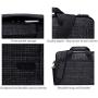 Procase 11-12.9 Inch Sleeve Case Bag Compatible for Tablet Laptop Ultrabook MacBook Chromebook Surface Pro X Notebook Acer Asus Dell HP Lenovo Galaxy with Handle Carrying Shoulder Strap -Black Plaid