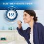 Oral-B 1000 CrossAction Electric Toothbrush, Black, Powered by Braun and Sensitive Gum Care Electric Toothbrush Replacement Brush Heads Refill, 3 Count