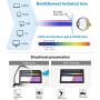 Gaoye 3-Pack Reading Glasses Blue Light Blocking Computer Readers Anti UV Ray Fashion Square Nerd Eyeglasses Frames Women Men