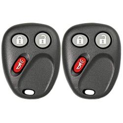 Keyless2Go Replacement for Keyless Entry Car Key Vehicles That Use 3 Button LHJ011-2 Pack