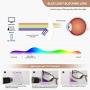NOVIVON 5-Pack Blue Light Blocking Reading Glasses, Fashion Square Nerd Readers for Men/Women Anti UV Ray Computer Eyeglasses