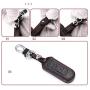 WFMJ Black Leather For Mazda 3 5 6 CX-7 CX-9 MX-5 Miata 4 Buttons Remote Smart Key Chain Cover Case Fob