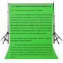 LYLYCTY Background 5x7ft Non-Woven Fabric Solid Color Green Screen Photo Backdrop Studio Photography Props LY063