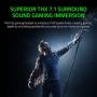 Razer Kraken Tournament Edition THX 7.1 Surround Sound Gaming Headset: Retractable Noise Cancelling Mic - USB DAC -  For PC, PS4, PS5, Nintendo Switch, Xbox One, Xbox Series X & S, Mobile – Black