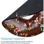 Smooffly Chocolate Donut Round Mouse Pad, Doughnut Circular Mouse Pads for Computers