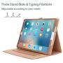 ProCase iPad Pro 12.9 2017/2015 Case (Old Model) - Stand Folio Case Cover for Apple iPad Pro 12.9 Inch (Both 2017 and 2015 Models), with Multiple Viewing Angles, Apple Pencil Holder -Gold
