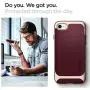Spigen Neo Hybrid Designed for iPhone SE 2020 Case/Designed for iPhone 8 Case (2017) / Designed for iPhone 7 Case (2016) - Burgundy