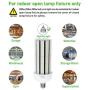 100W LED Corn Cob Light Bulb,400 Watt Metal Halide HPS Mercury Vapor CFL HID lamp LED Replacement,5000K E39 Mogul Base,for Street and Area Lighting Bay Light Fixture Wearehouse Workshop Garage Gyms