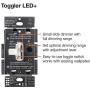 Lutron Ariadni/Toggler LED+ Dimmer | 150-Watt, Single-Pole/3-Way | AYCL-153P-IV | Ivory