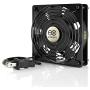 AC Infinity AXIAL 1225, Quiet Muffin Fan, 120V AC 120mm x 25mm Low Speed, UL-Certified for DIY Cooling Ventilation Exhaust Projects