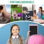 Lacoti LCD Writing Tablet,Kids Writing Board and Electronic Doodle Pad,10 Inch Colorful Drawing Tablet Toy for Kids Learning and Graffiti Gift(Pink)