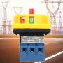 Rotary Cam Changeover Switch 25A/32A 3-Pole 2-Position Load Circuit Breaker Switch Rotary Cam On-Off Power Switch(32A)