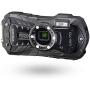 Ricoh RICOH WG-70 Black Waterproof Digital Camera 16MP High Resolution Images Waterproof 14m Shockproof 1.6m Underwater Photography 6-LED Ring Light Digital Microscope Mode Tough Body Design.