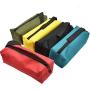 EOPER Oxford Canvas Waterproof Storage Hand Tool Bag Screws Nails Bit Metal Parts Fishing Travel Makeup Organizer,Black