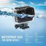 Onelen Waterproof Housing Case for Gopro Hero 9(Black), Underwater Diving Protective Shell 60M/196FT with Quick Release Mount and Thumbscrew Protective for Gopro Hero 9 Action Camera