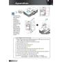 AWO Original Lamp Bulb BL-FU195C/BL-FU195A/NP40LP with Housing for OPTOMA HD142X,HD140X,HD137X,DH1009i,HD26Bi,HD27,HD270,HD240Wi,S341,DW441,DS349,TW342,DX349,W341,W344,W345,W354 for NEC VE303G,VE303XG