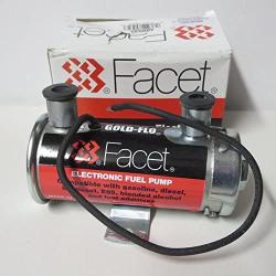 Facet-Purolator Cylindrical Solid State Fuel Pump 12V, 6.5-8Psi, 24'' Min Dry Lift 45 GPH 480532N