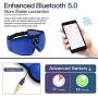 Boodlab Sleep Headphones Bluetooth Sleep Mask, 3D Sleep Eye Mask with Ultra-Thin HD Stereo Speakers Washable Adjustable for Sleeping Side Sleepers, Air Travel,Yoga,Meditation,Holiday