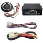 EASYGUARD ES002 Universal Push Engine Start Button with Remote Engine Start for Automatic Transmission car Optional Compatible with car Alarm System DC12V