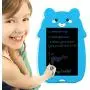 mom&myaboys Colorful LCD Writing Pads for Kids Toys for 5-16 Years Old Girls,Boys,8.5 inch Drawing Board with Lock Erase Button for Adults at School or Office as Arithmetic,Mark Notes,Charts(Blue-C)