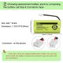 iMah Ryme B2-1 BT-800 BT-8001 BT-8300 BT-1011 BT-1018 BT-1022 BT184342 BT18433 Battery Compatible with AT&T CL80109 EL51109 SL82000 TL90078 Vtech CS6209 CS6219 CS6229 DS6121 DS6221 DS6221 (Pack of 6)