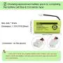 iMah Ryme B2-1 BT-800 BT-8001 BT-8300 BT-1011 BT-1018 BT-1022 BT184342 BT18433 Battery Compatible with AT&T CL80109 EL51109 SL82000 TL90078 Vtech CS6209 CS6219 CS6229 DS6121 DS6221 DS6221 (Pack of 6)