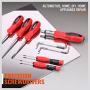 HORUSDY 100-Piece Magnetic Screwdriver Set with Plastic Racking, Tools for Men Tools Gift
