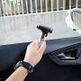 2PCS Car Safety Hammer with Hard Alloy Head Window Breaker Seat Belt Cutter Premium Emergency Metal Hammer Aluminium Alloy Emergecy Escape Tool