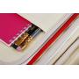 Lazyaunti Zipper Portfolio Organizer A4 Note Pouch-Waterproof Document Bags/Zipper Binder/Paper Case for 12.5'' Mac,Tablet,Pens,washi Tape,Journals,Sketch Books(Navy Blue)