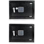 Home Security Electronic Lock Box - Safe with Mechanical Override, Digital Combination Lock Safe, LED Low Battery Indicator, Includes Mounting Bolts, Keys & (4) x ‘AA’ Batteries - SereneLife SLSFE15
